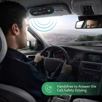 Loa Bluetoth Ô Tô Đàm Thoại Rảnh Tay – Gắn Che Nắng, Không Cần Cầm Điện Thoại , đèn ốp trần