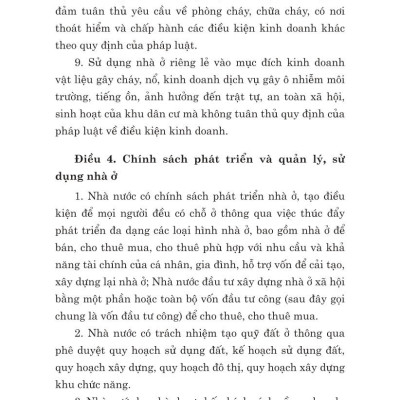 Luật Nhà ở năm 2023 (Song ngữ Việt - Anh) - The 2023 Housing Law (Vietnamese - English)