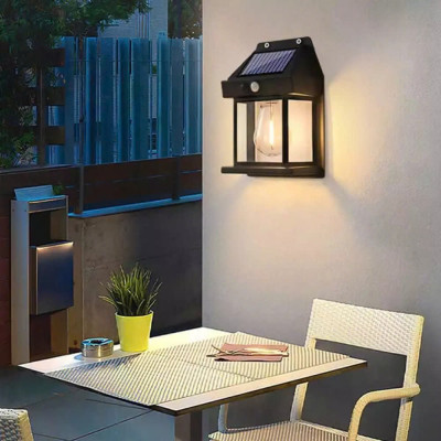 Bộ 2 Đèn Năng Lượng Mặt Trời Gắn Cột Cổng Tự Động Bật Tắt – Thiết Kế Ngôi Nhà Độc Đáo, Loại Cao Cấp