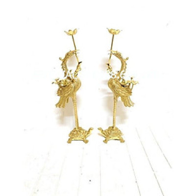 ĐÔI HẠC ĐỒNG CAO 52 CM NẶNG 4 KG CHẤT LIỆU BẰNG ĐỒNG