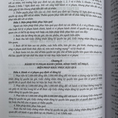 Chỉ dẫn tra cứu và áp dụng pháp luật về xử lý vi phạm hành chính  (được sửa đổi, bổ sung năm 2020) - Quyển 2