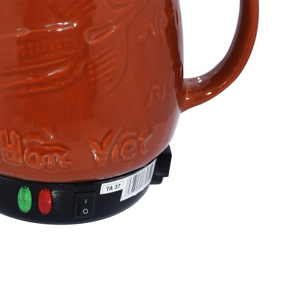 Ấm sắc thuốc Trường An TA 37 Nâu - Siêu thuốc - Siêu điện - Ấm sắc thuốc bằng điện - Dụng cụ nấu thuốc -Hàng Việt Nam chính hãng