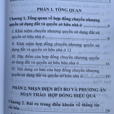 Soạn thảo hợp đồng hiệu quả (tuyển tập): Hợp đồng chuyển nhượng quyền sử dụng đất, quyền sở hữu nhà ở - góc nhìn bên nhận chuyển nhượng