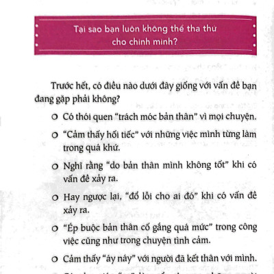 Tha Thứ Cho Chính Mình