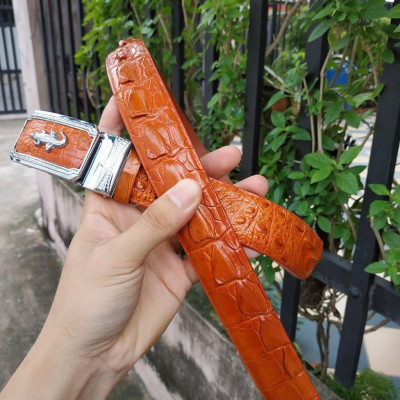 Thắt Lưng Cá Sấu Liền Nguyên Miếng 