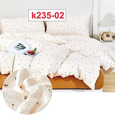 Vải Xô Crepe 100% Cotton Mềm Mịn, Thấm Hút Tốt | Đa Dạng Hoạ Tiết | Chuyên Dùng May Chăn Ga Gối Hàng Nhập Khẩu Khổ (3m x 2m3)