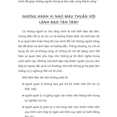 Nghệ Thuật Lãnh Đạo Tận Tâm