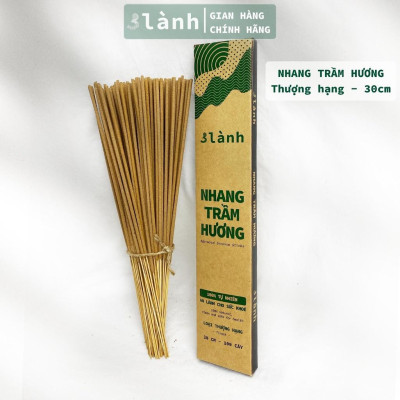 Nhang Trầm Hương Thượng Hạng 30-40cm, 100-400gr 3 Lành Tự Nhiên 100% >15 Năm Trầm Thờ Cúng Thư Giãn Xông Nhà