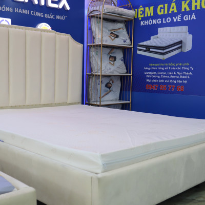 Nệm 100% cao su thiên nhiên Vạn Thành Standard nâng đỡ cơ thể, không gây dị ứng