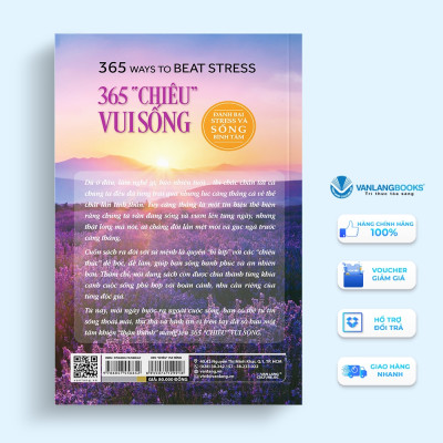 Sách - 365 "Chiêu" Vui Sống - Đánh Bại Stress Và Sống Bình Tâm