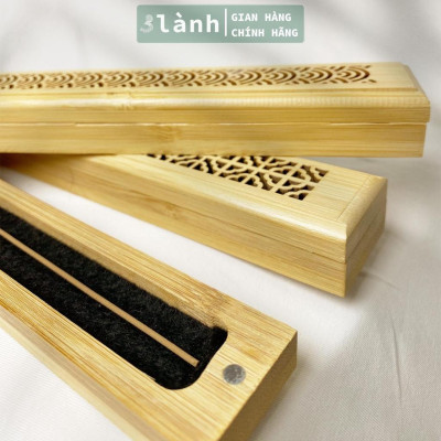 Khay Đốt Hộp Đốt Nhang Trầm Hương Không Tăm Cao Cấp 3 Lành Họa Tiết Lạ Mắt Có Miếng Lót Chống Cháy Trang Trí Nhà Cửa Yoga Thiền Định Thư Giãn