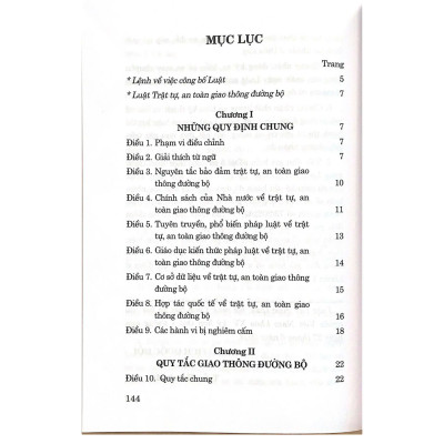 Luật Trật Tự, An Toàn Giao Thông Đường Bộ Năm 2024
