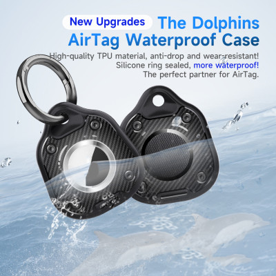 Ốp Bảo Vệ Toàn Diện Chống Nước Chống Va Đập The Dolphins cho AirTag - Hàng Chính Hãng