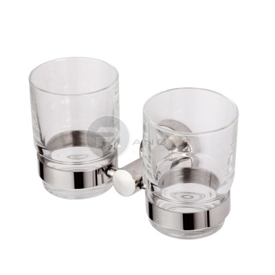 Kệ cốc đánh răng đôi, kệ để cốc đánh răng nhà tắm Rangos RG-PK103