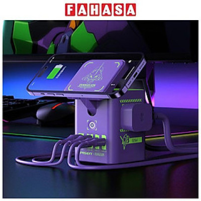 Trạm Sạc Để Bàn Đa Năng Pisen Pro - EVA Destop MagStation (Standby 65W) GaNUltra - Pisen CC1200