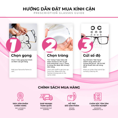 Gọng nhựa acetate 7018 siêu nhẹ siêu bền thời trang sang trọng OURESS