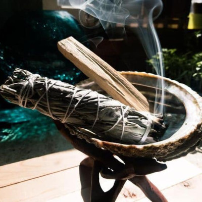 Combo 1 thanh palo santo và bó Charkra 7 mầu Thanh tẩy nhà cửa (Combo số 9)