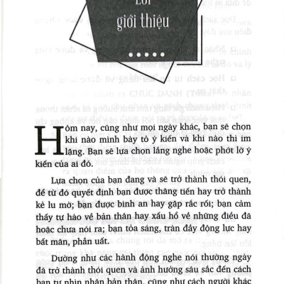 Nói Những Gì Cần Nói Và Nghe Những Gì Cần Nghe - Nói Sao Cho Hay Nghe Sao Cho Khéo