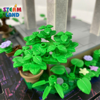 Bộ Lắp Ráp Mô Hình Steamland - Khuê Văn Các | 666 Chi Tiết | Quà Lưu Niệm Đặc Biệt Cho Trẻ Từ 6 Tuổi | Chất Liệu Nhựa ABS An Toàn