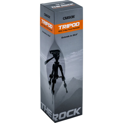 Chân đế cao cấp cho máy ảnh, ống nhòm Carson Rock TR-100 - Hàng chính hãng
