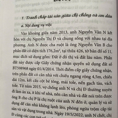 Một Số Vụ Việc Điển Hình Trong Công Tác Hoà Giải Ở Cơ Sở
