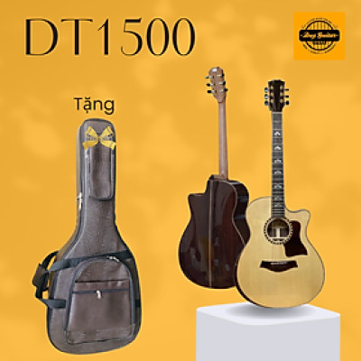 Đàn guitar acoustic DT1500 Duy Guitar Store thùng đàn gỗ cẩm Ấn chất âm thanh tốt sử dụng lâu dài cần đàn cẩn xà cừ tinh xảo