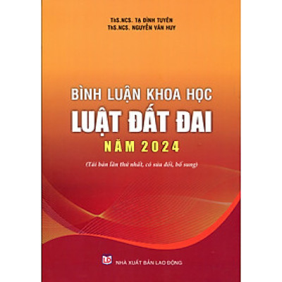 Bình Luận Khoa Học Luật Đất Đai 2013