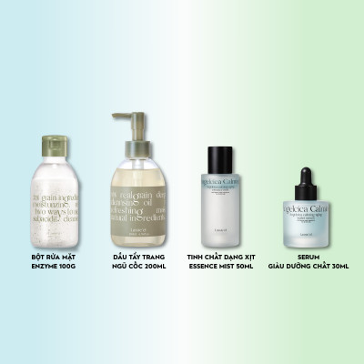 Bộ skincare 4 sản phẩm Lassie
