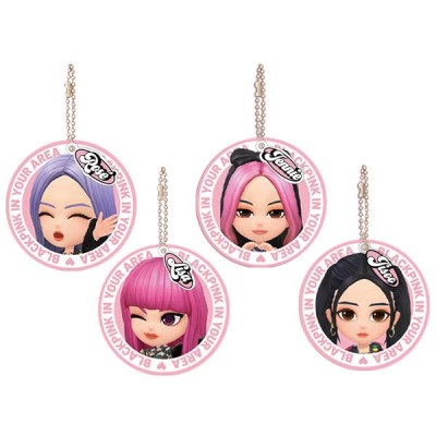 Combo Bộ 4 Móc Khoá Trang Trí Kèm Gương - BlackPink The Game BPTG-2403025 - Đủ Thành Viên