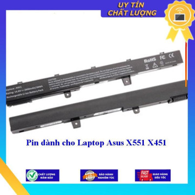 Pin dùng cho Laptop Asus X551 X451 - Hàng Nhập Khẩu MIBAT200