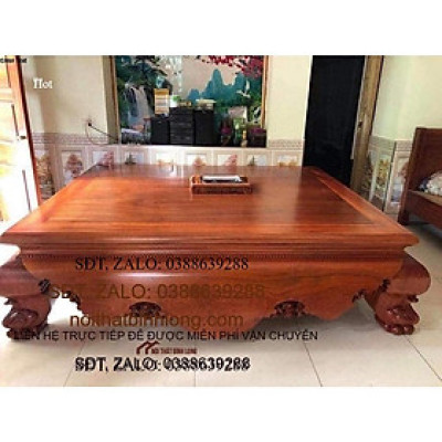 sập nằm gỗ gụ nam phi kt 1m8 x 2m2