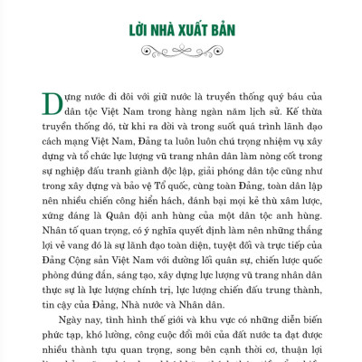 Một số vấn đề về đường lối quân sự, chiến lược quốc phòng trong sự nghiệp xây dựng và bảo vệ Tổ quốc Việt Nam xã hội chủ nghĩa thời kỳ mới
