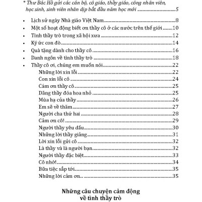 Thầy Cô Trong Hành Trình Của Bạn 