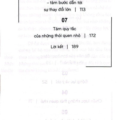 Gieo Thói Quen Nhỏ Gặt Thành Công Lớn