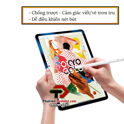 Miếng Dán Màn Hình Paper-Like cho Samsung Galaxy Tab S10+ Plus Viết Vẽ như trên giấy - Hàng nhập khẩu