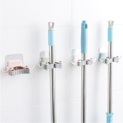 Kẹp Móc Dán Tường Treo Cây Lau Nhà Hiện Đại Tiện Dụng, Cán Chổi Gắn Tường Đa Năng, Chắc Chắn, Tiện Lợi Cho Mọi Nhà - TakyHome 4029