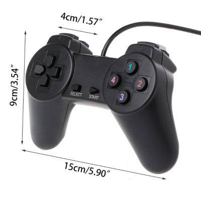 Tay cầm chơi game đơn giản kiểu Playstation 1 giá rẻ gắn cổng USB trên PC - miếng lót chuột