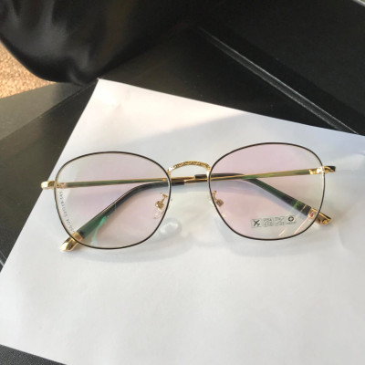 Kính gọng kim loại Hàn Quốc mắt vuông bản dày - Có thể thay tròng cận/viễn/loạn