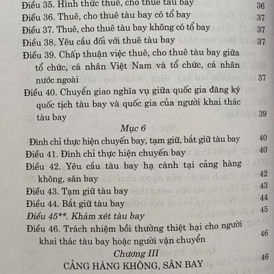 Luật Hàng Không Dân Dụng Việt Nam ( Hiện Hành) ( Sửa Đổi, Bổ Sung Năm 2013, 2014, 2023 )