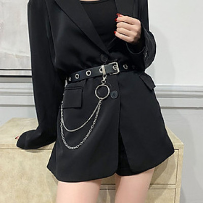 Dây xích đai quần chain đeo thắt lưng thép cá tính unisex