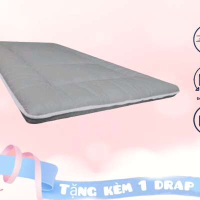 Nệm Ngủ Trải Sàn Xuất Nhật 1m / 1m2 / 1m4 / 1m6 / 1m8 Có Thể Gấp Gọn Dễ Di Chuyển Tặng Kèm Drap Nệm