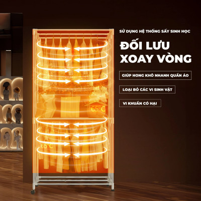 Tủ Sấy Quần Áo Đạt Tường DTSQA-CO2 - Màu Ngẫu Nhiên - Hàng Chính Hãng