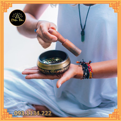 Chuông xoay thiền yoga đường kính 8cm