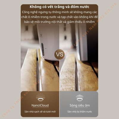 Máy tạo độ ẩm Philips làm ẩm không khí phòng đa năng hiển thị đèn led HU4803 - Hàng nhập khẩu