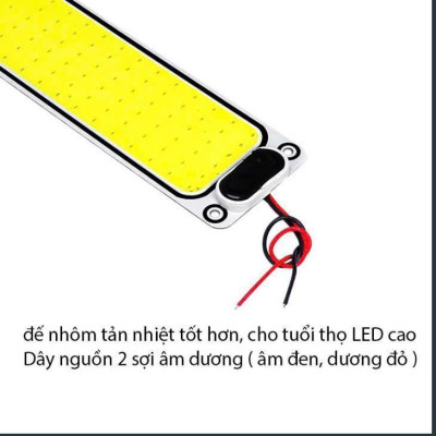 Đèn Led Thùng, Cabin Xe Tải, Xe Ô Tô 108 Hạt Led Siêu Sáng 24.5X6Cm