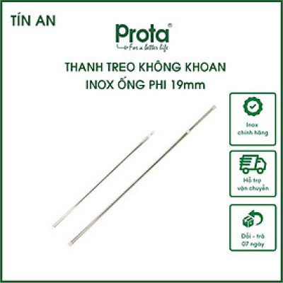 [CHÍNH HÃNG] Prota Thanh treo tường inox đa năng không cần khoan tường ống 19mm - Cam kết 1 đổi 1