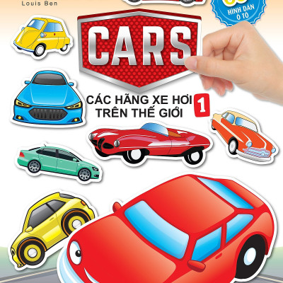 Sách - Bóc Dán Hình Sticker Thông Minh - Cars: Các Hãng Xe Hơi Trên Thế Giới Tập 1-MK