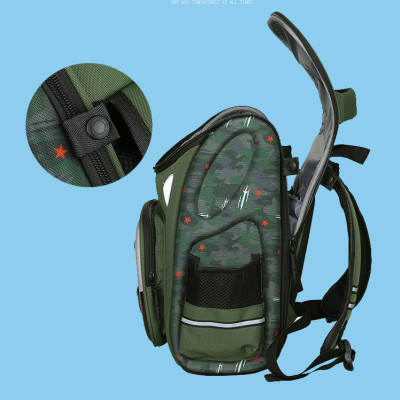 Ba lô học sinh tiểu học, ba lô học sinh vỏ cứng PC phong cách mới  - BEE GEE HS1304