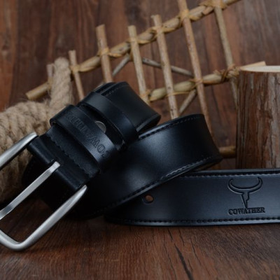 Thắt Lưng Da Bò Chính hãng COWATHER XF013 Đen