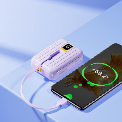 Sạc Dự Phòng Pisen Quick - POWERLink Tiny 22.5W 10000mAh (L & C) - Pisen TS-D326 - Màu Xanh Mint